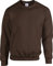 Gildan HeavyBlend Herren-Sweatshirt, Rundhalsausschnitt, Lange Ärmel Gr. M, Dark Chocolate
