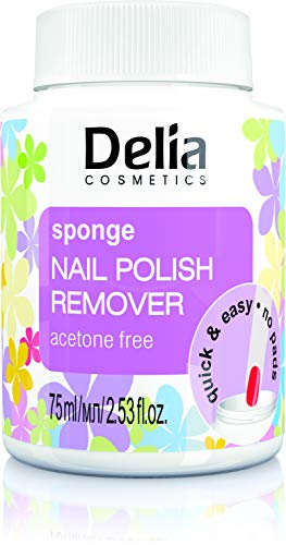 Sponge nail polish remover - ACETONE FREE - 75ML