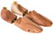 TecTake® Tendiscarpe in Legno di Cedro, Tendiscarpe Uomo e Donna, Antipiega Scarpe Universale, Tendi Scarpe con Doppia Molla Telescopica, Pulsante in Ottone - Misura 39-41