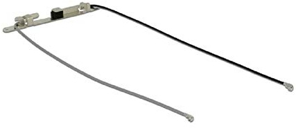DELOCK WLAN Doppelantenne 2 x MHF 4L Stecker 802.11 ac/a/h/b/g/n 1,12-3,18 dBi 1.13 36cm intern Schraubmontage Klebemontage