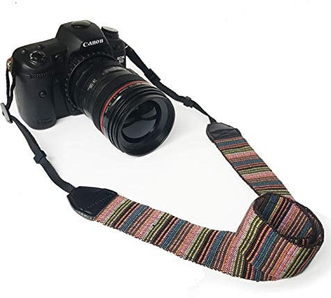 Alled Tracolle per Macchine Fotografiche,Cinghia Fotocamera Bohemia Vintage Spalla Cinghia Reflex per DSLR SLR Nikon Canon Sony Lumix Olympus Samsung Pentax Fujifilm Universale (Morbido Striscia)