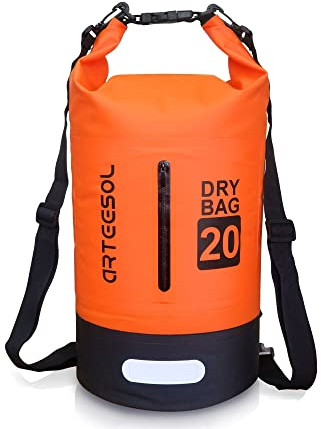 Blackace arteesol Dry Bag wasserdichte Tasche 5L/10L/20L/30L Wasserfester Beutel Packsack mit Langen Doppeltem Verstellbarer Schulterriemen für Schwimmen Bootfahren Kajak Wassensport Treiben