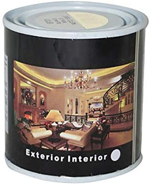 H HANSEL HOME Pintura Esmalte al Disolvente para Madera y Metal, Pintura Alquidica de Rápido Secado para Superfícies Interiores y Exteriores(Marfil, 125 ML)