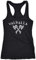 Neverless® Damen Tank-Top Valhalla Viking Axt Nordische Mythologie Odin Racerback schwarz XL