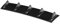 Universal Rear Diffuser, Universal Heckstoßstange Lippendiffusor Auto Heckstoßstange Chassis Schwarz Spoiler Shark Fin Spoiler Wing Lippendiffusor(M)