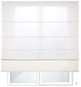 STOR PLANET | Tende a Pacchetto Per Finestra con Aste, Tende Soggiorno, Salotto, Camera da Letto, Cucina. Tende Transparenti per Interni: Finestra e Porta | Con Aste Crudo, 90x175cm