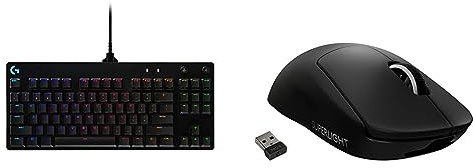 Logitech G PRO X SUPERLIGHT Mouse Gaming Wireless + Logitech G PRO TKL Tastiera Gaming Meccanica