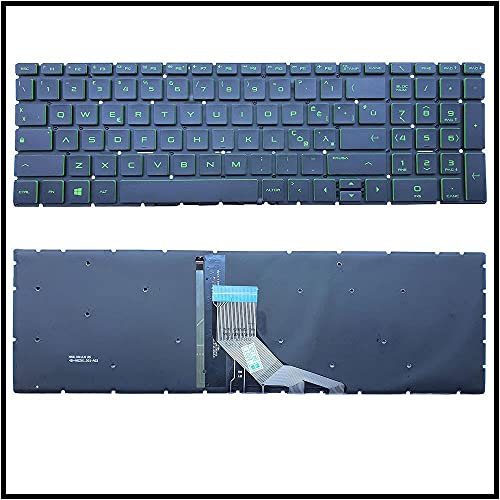 Soneth Tastiera Italiana per HP Pavilion Gaming 16-A0020NL Tasti Verdi RETROILLUMINATA