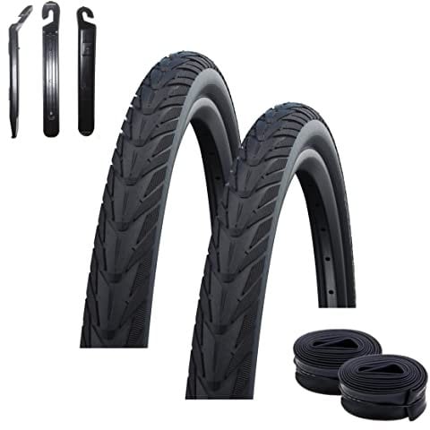2 x Schwalbe Energizer Plus 40-622 (28 x 1,50) + 2 Schläuche DV17 inkl. Reifenheber