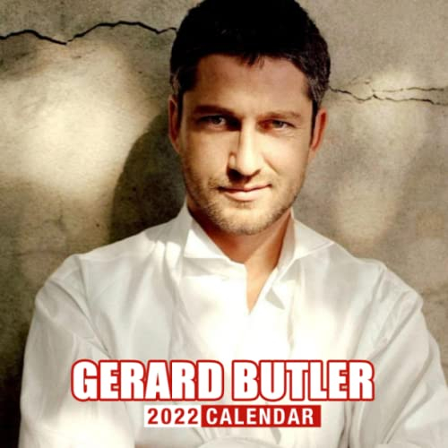 Gerard Butler Calendar 2022: January 2022 - December 2022, 12 Months, Squared Monthly Planner | Kalender Calendario Calendrier | BONUS 4 Months 2023 Sexy Man