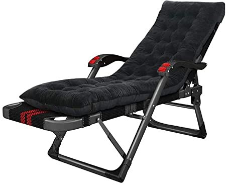MOCHIYIA Liegestütze für Sun-Lounger hoch für Senioren mit Kissen Sauna Liege Pad extra breite Deck Chair Lounger Gartenlieger liegend Liegen Relaxation Liegestühle für Balkon Wohnzimmer