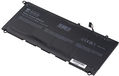 T6 Power Akku für DELL XPS 13 9350, Li-Poly, 7,6V, 7368mAh (56Wh), Schwarz