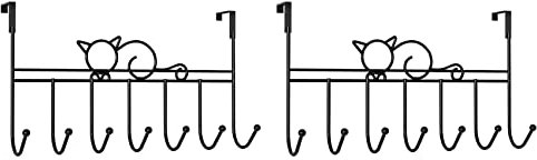 WETPET 2X Over the Door Hook Bathroom Hanger Coat Clothes Hat Bag Towel Hanger Rack