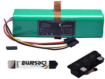 KAMNIK Batería de Repuesto de 6000mAh, Compatible con CECOTEC Conga 4090 4490 4590 4690, Accesorios de aspiradora Robot, Herramienta de Repuesto