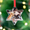 Wanapix | Adorno Navidad de Metacrilato Personalizado | Adorno para Árbol Navidad Personalizado con Foto | Incluye 2 Cintas de Terciopelo para Colgar, Verde y Roja | Estrella