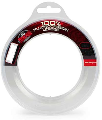 Fox Rage Strike Point Fluro Leader 0.6mm 41.64lb - 30m Fluorocarbonschnur, Vorfachmaterial zum Raubfischangen, Vorfach
