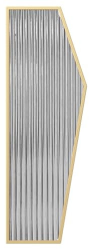 Toiletten Urinal-Trennwand,Urinaltrennwand,WC-Trennwand,Herren-Urinal-Sichtschutz,Raumteiler,Dekorative Paneel-Bildschirme,für Schulen/Kindergärten/Einkaufszentren Urinal Trennwand ( Color : Gold , Si