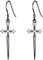 Schwert Ohrringe 925 Sterling Silber Gothic Tropfen Ohrringe Goth Schmuck Geschenk