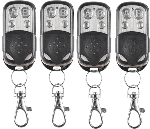 Set of 4 Garage Door Handheld Transmitter Remote Control Cloning, Universal Garage Door Opener Remote,universal garage door opener remote,garage door remote, Car Garage Door Remote Switch