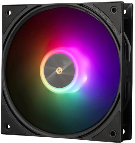 Thermalright TL-P12-S CPU Case Fan,Black ARGB Computer Fan PWM PC,120mm Specifications Silent Cooler, 1500RPM Speed,Desktop PC CPU Cooling