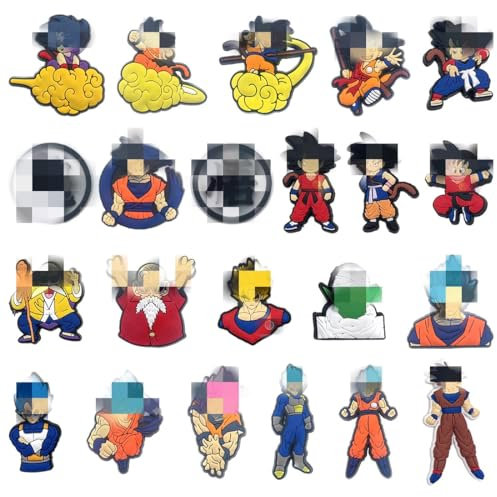 Schuh Charms, 22 Stück PVC Schuh Pins, Cartoon Schuhanstecker, DIY Schuhdekoration, Schuh Anstecker Kinder, für Kinderpartys Geschenk