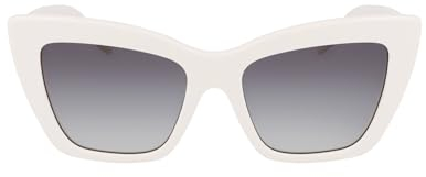 KARL LAGERFELD Women's Sunglasses KL6158S - White with Gradient Green Lens