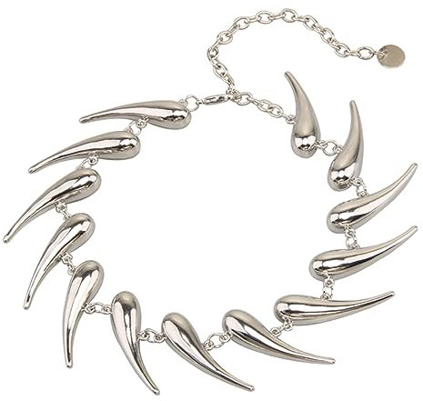 Mabta Collana estetica a goccia d'acqua in metallo pepe clavicola catena ragazza O Style catena del collo gioielli di nozze festa regalo di compleanno