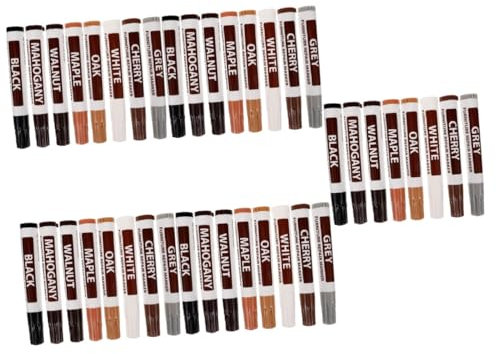 OSALADI 40pcs Portable Furniture Paint Pens Touch-up Repair Pen Wood Floor Scratch Repair Kit Craftsmanship for Home