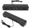 HELEVIA Altoparlante per Computer Soundbar Desktop Altoparlante Mini Bar Regolabile con Volume Stereo HiFi Altoparlante Esterno per PC Portatile