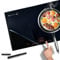 S4TS Protezione Piano Induzione Touch Screen 52x78cm Antigraffio e Trasparente - Copri Piano Induzione Universale Magnetico e Antiscivolo