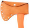 Linkidea 15 Handle Axe Sheath & Holster - Durable Leather Camping Blade Cover for 4- 4.3 Axes (Brown)