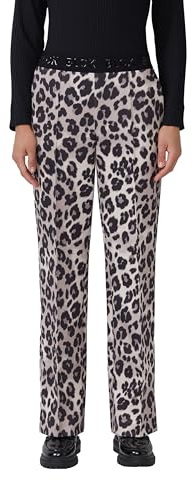 s.Oliver Damen Hose – Wide Leg, Scuba, High Rise, Elastikbund