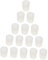 CLISPEED 1Set Silicone Shot Glass Molds for Ice Cubes Creative Vodka Freeze Cup Molds Reusable Ice Tray for Cocktails and Drinks Silicone Ice Molds