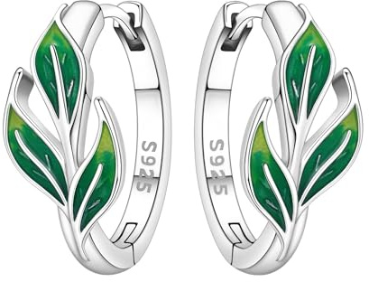 MISEFF Sterling Silber Ohrringe für Damen Hypoallergen, 925er Silber Creolen, minimalistische Ohrringe für den Alltag für Damen