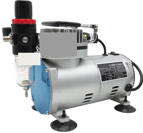 Small Air Compressor 23-25 L/min,1/5p Small Electric Piston Vacuum Pump Airbrush Compressor MS18-2 for Factory
