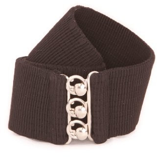 Malco Modes gerippter Baumwolle-Stretch-Gurt; in vielen Farben erhältlich (Style CB2) - XX-Large - Schwarz - XX-Large - Schwarz