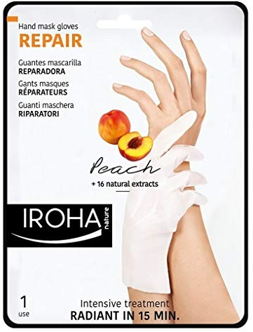 Hand und Nail Mask Peach - regenerierende Handschuhe - Handschuhmasken mit Pfirsich-Serum - 659401
