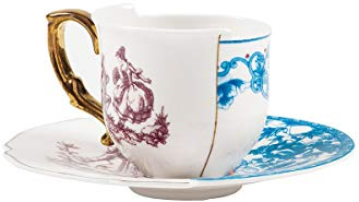 SELETTI 09741 Hybrid-Tazzina CaffÃ, Multicolor-Eufemia, 1 unità (Confezione da 1)