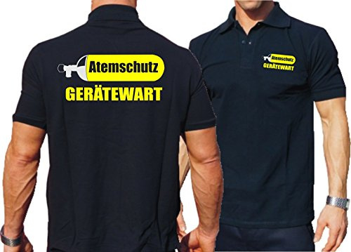 feuer1 Poloshirt Navy, Atemschutz Gerätewart