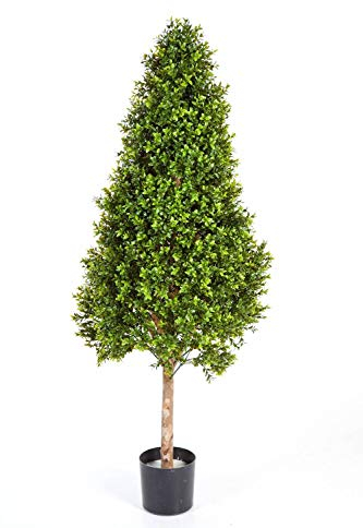 artplants.de Spitzer Kunst Buchsbaum Tom, 1548 Blätter, grün, 105cm - Buchsbaum künstlich - Kunstbaum