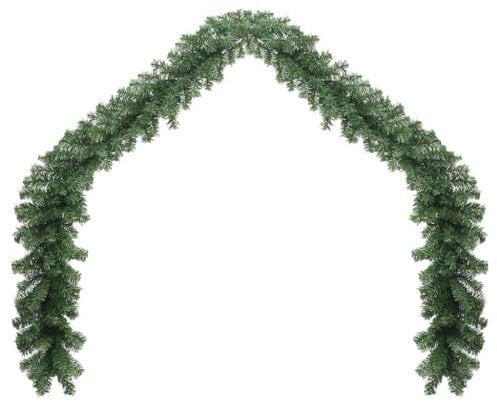 vidaXL Weihnachtsgirlande mit LED 10m Tannengirlande Türgirlande Girlande