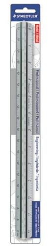 Staedtler 30,5 cm Engineer Aluminium-Dreieckswaage (987M1834BK), Blau