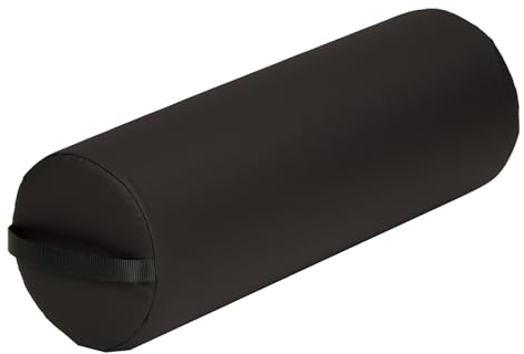 Earthlite Bolster Pillow Jumbo – Durable Massage Bolster, 100% PU Upholstery incl. Strap Handle/Professional Quality for Massage Table/Back Pain Relief