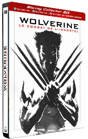 Wolverine : le combat de l'immortel - Combo Blu-ray 3D + Blu-ray + Blu-ray bonus version longue - Edition limitée boitier métal