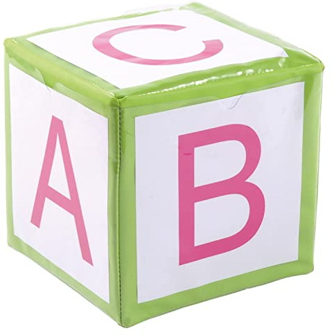 EDUPLAY 120273 - Würfel mit Taschen grün, 15.5 x 15.5 cm