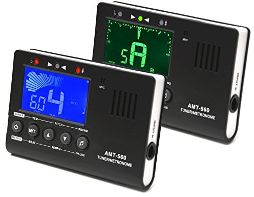 Elagon (AMT-560) High Quality Tuner + Metronome/Tone Generator. Tuner for All Electric and Acoustic Instruments. 4 Tuning Options: Instrument Plug-In (for Electric Instruments), Clip-On Pickup (for Acoustic Instruments), Internal Mike Built-In Tuning (for Any Instrument), Chromatic Tone Generator Tuning. Modes for Guitar, Bass, Violin, Ukulele, Chromatic Mode for Any Instrument and Non-Standard Tuning. Metronome Features 9 Different Beat Patterns + 9 Different Rhythm Patterns. Fantastic tuner!