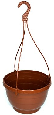 meindekoartikel Blumenampel KOMET aus Kunststoff Ø 25 cm (Terracotta)