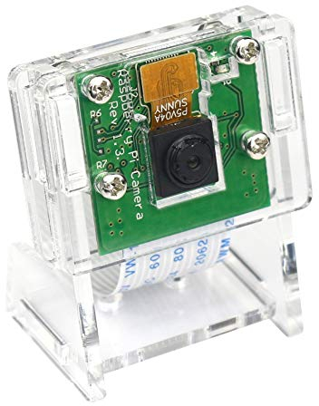 Jun-Saxifragelec 5MP 1080P Video Kamera modul für Raspberry Pi 3 B +, Pi Zero W Kamera mit gehäuse und Flexkabel