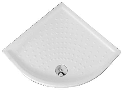 Plato de ducha H6 angular de cerámica 80 x 80 x 6 cm