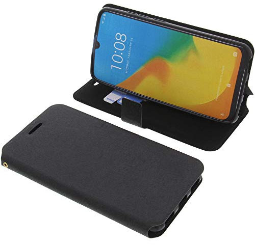 foto-kontor Custodia a Libro Compatibile con ZTE Blade V10 Vita Cover di Colore Nero